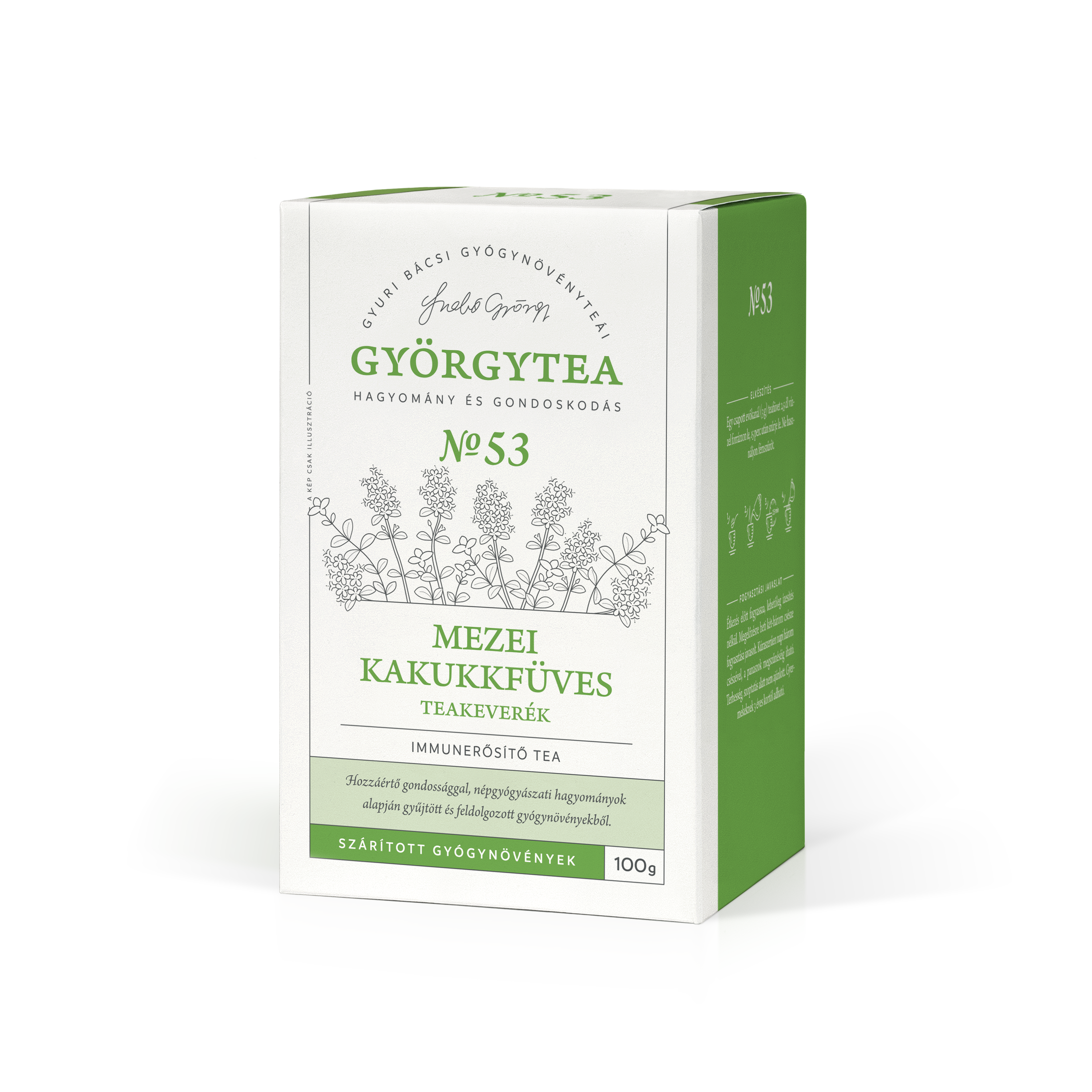 Mezei kakukkfüves teakeverék (Immunerősítő tea) 100g (k. 34 adag)