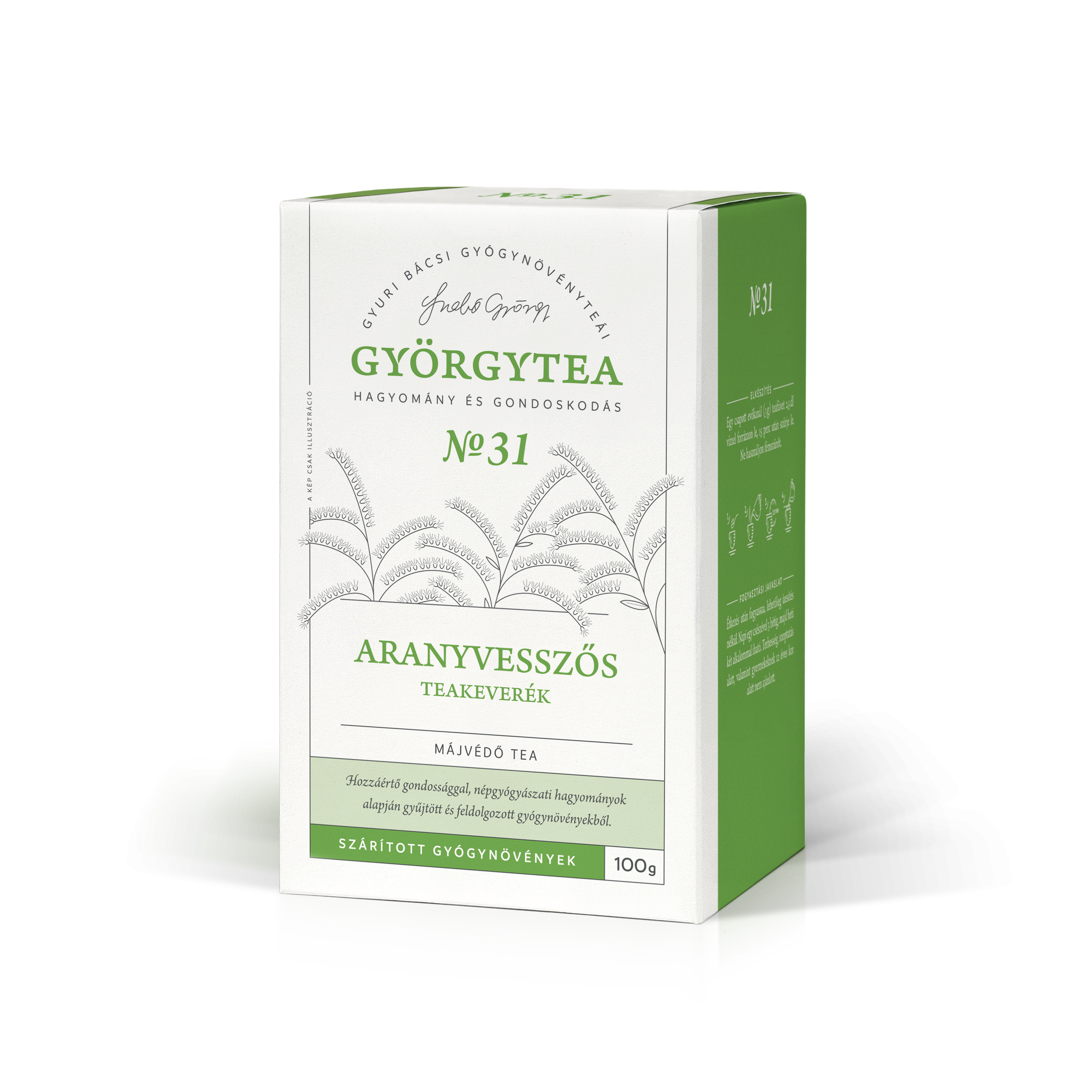 Aranyvesszős teakeverék (Májvédő tea) 100g (kb. 34 adag)