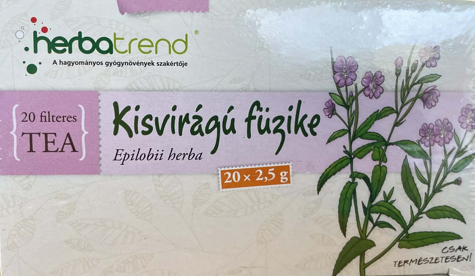 Kisvirágú füzike filteres tea (20x2,5g)