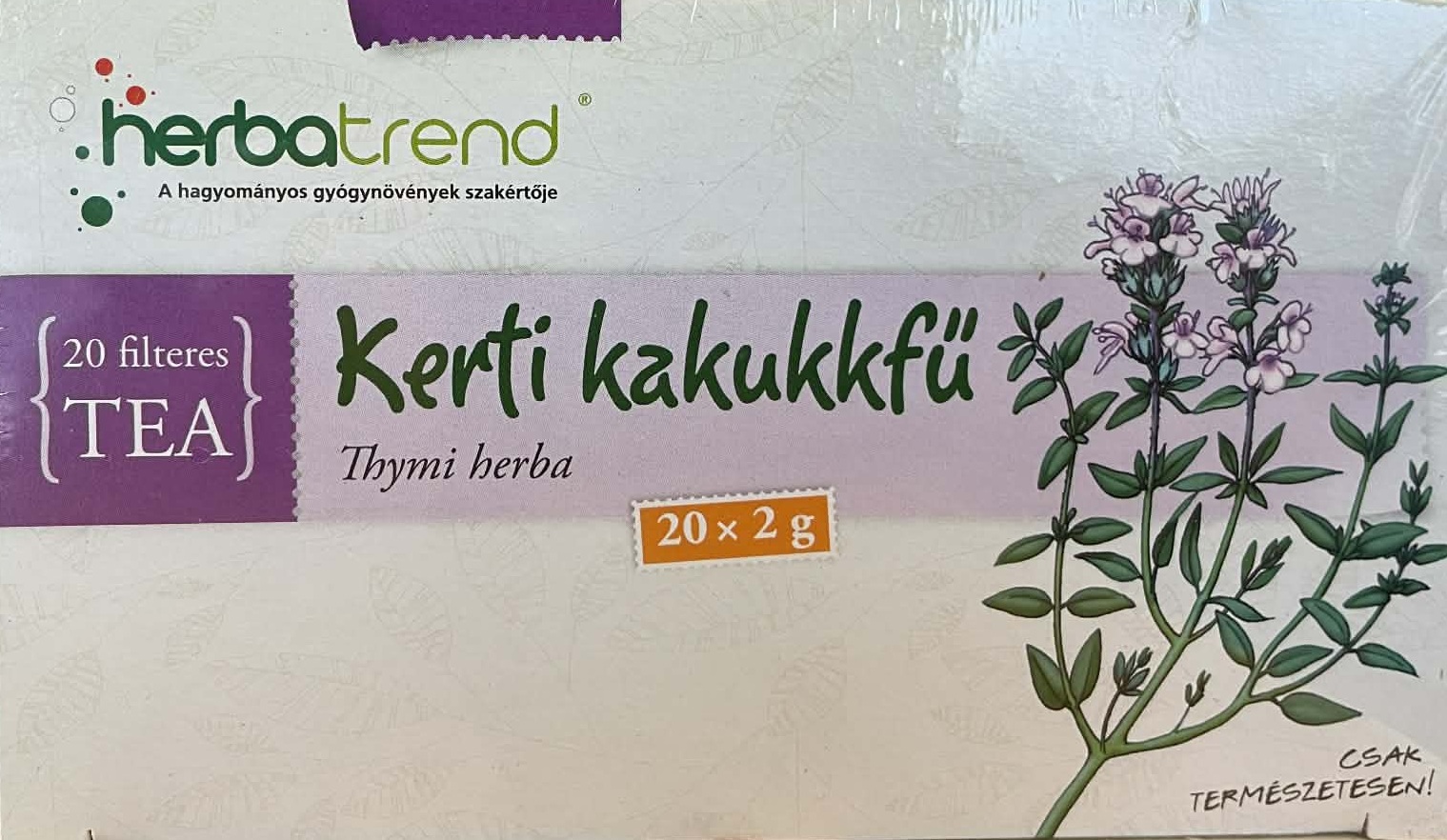 Kerti kakukkfű filteres tea (20x2g)